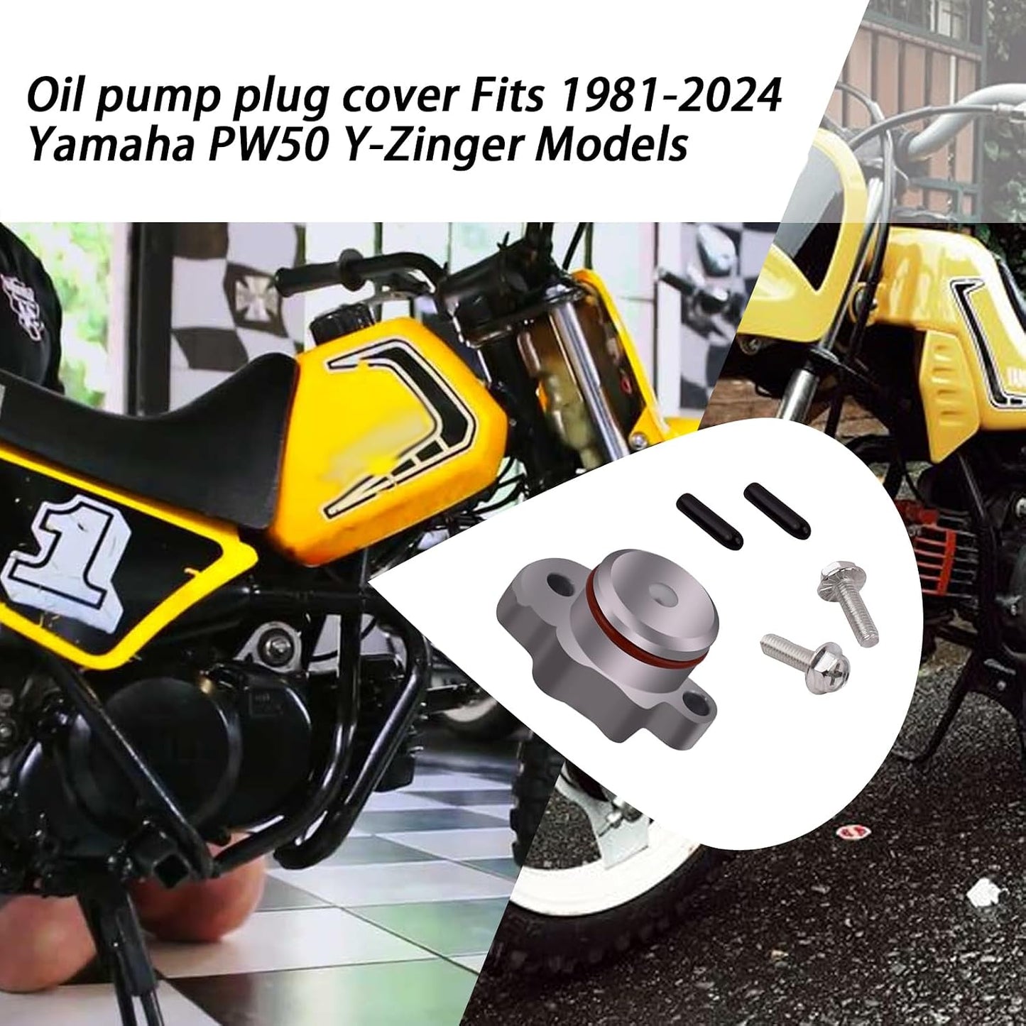 Cubierta tapón bomba aceite Yamaha PW50 81-24