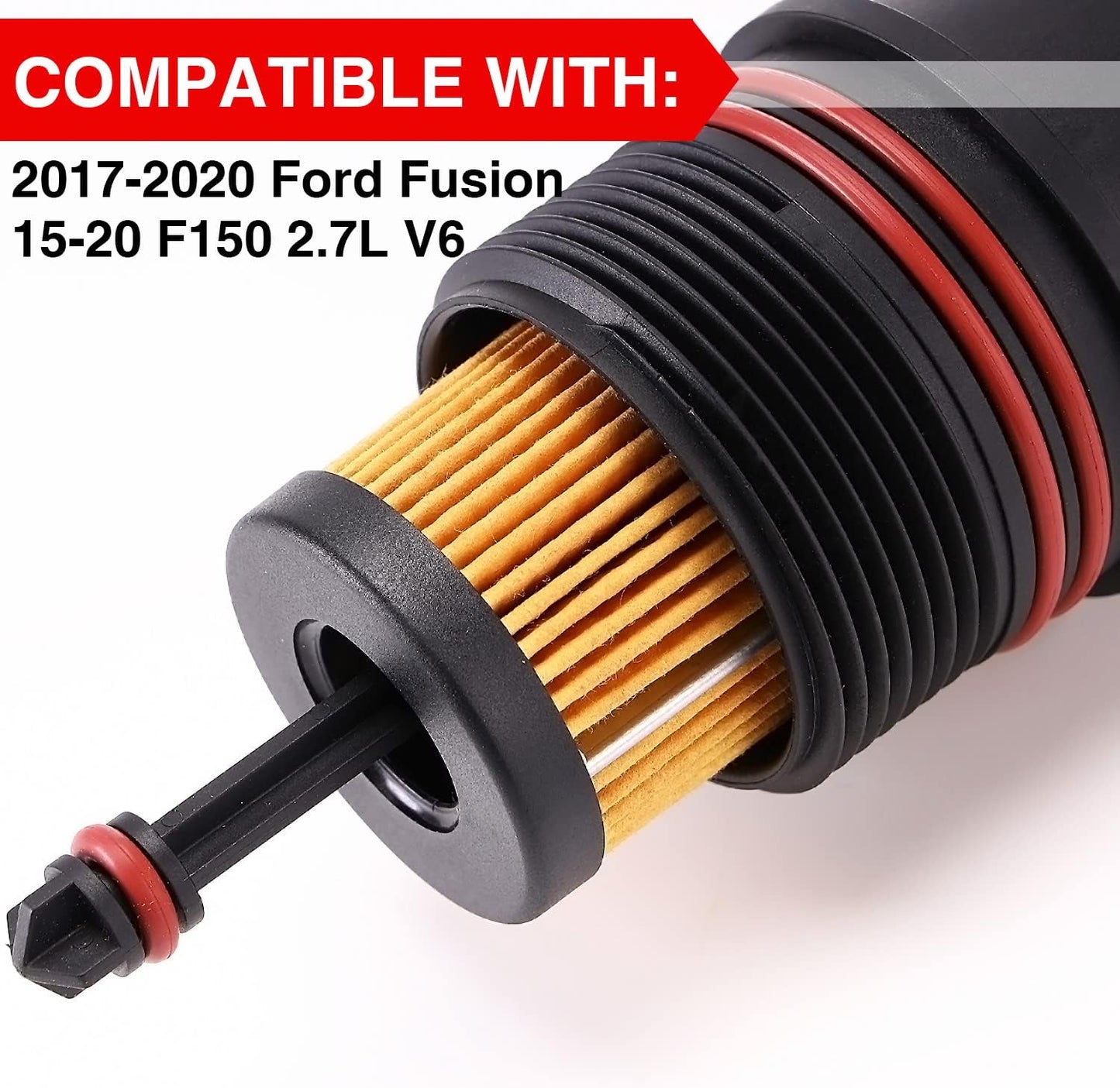 Tapa cubierta filtro aceite Ford Fusion 17-20 F150 2.7L V6