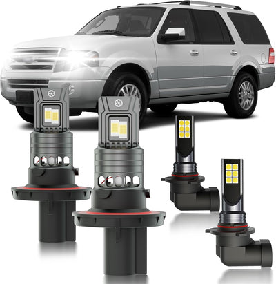 Pack 4 Bombillas Antiniebla Ford Expedition 07-14 Blanco