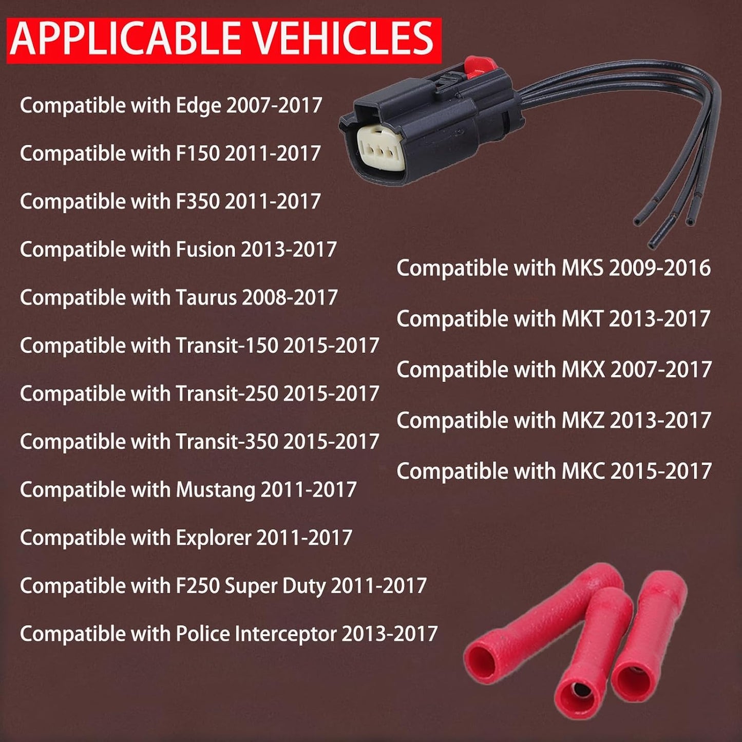 8 Pzas Arnés Conector Bobina Encendido Ford V6 V8 Flex