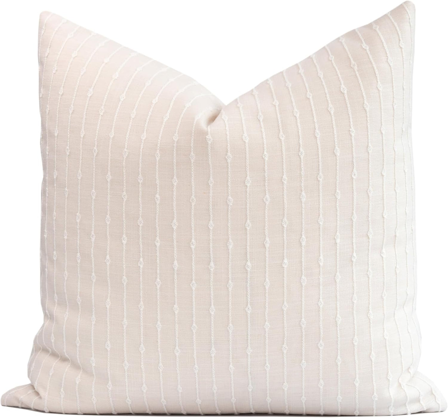 Funda almohada lino repelente agua 20x20 pulg para patio jardín