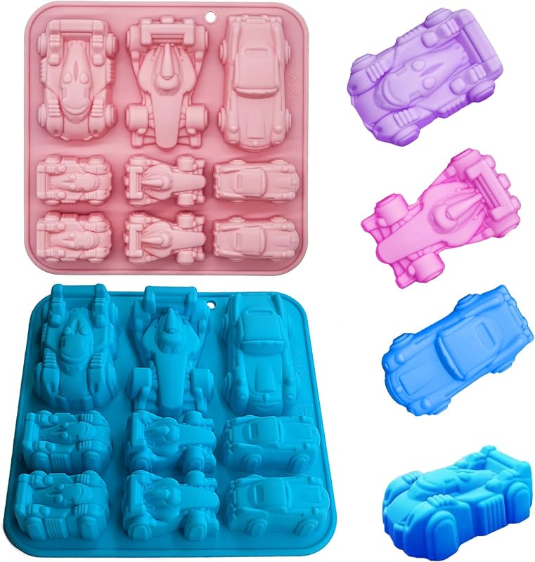 Moldes silicona 3D 9 cavidades para chocolate y postres