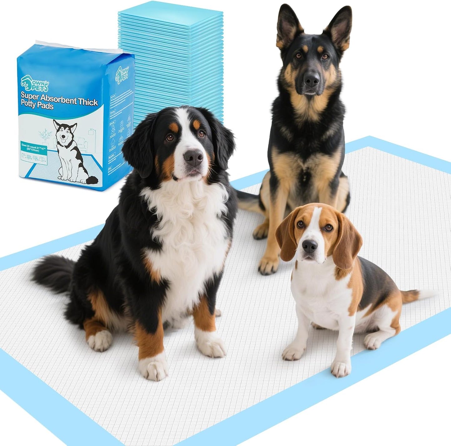 Almohadillas entrenamiento perros 47x31pulg 20uds