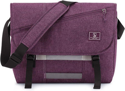 Bolso mensajero con compartimento para laptop 14pulg