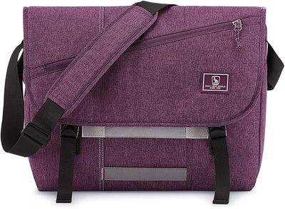 Bolso mensajero con compartimento para laptop 14pulg