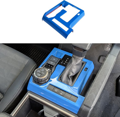 Cubierta rueda plástico ABS para consola central azul