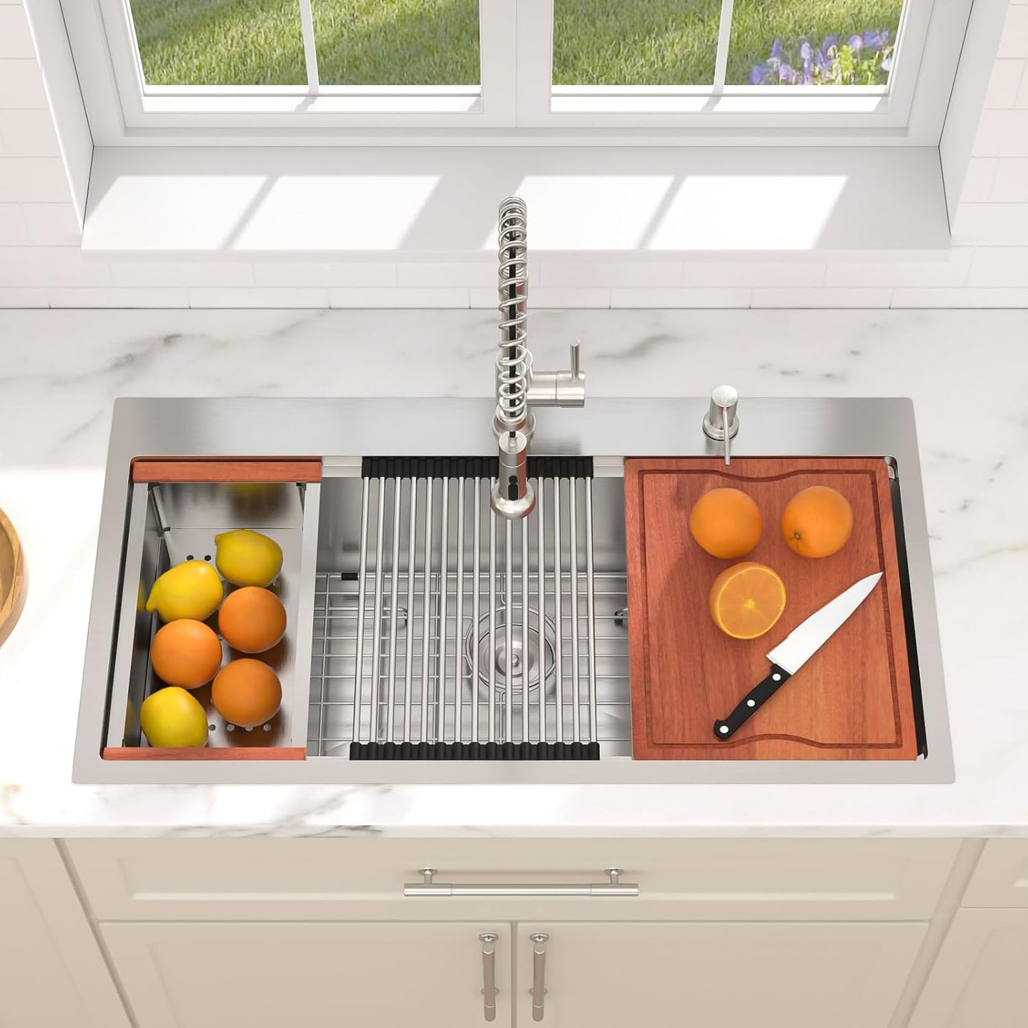 Fregadero cocina acero inox DC-T1120 91cm