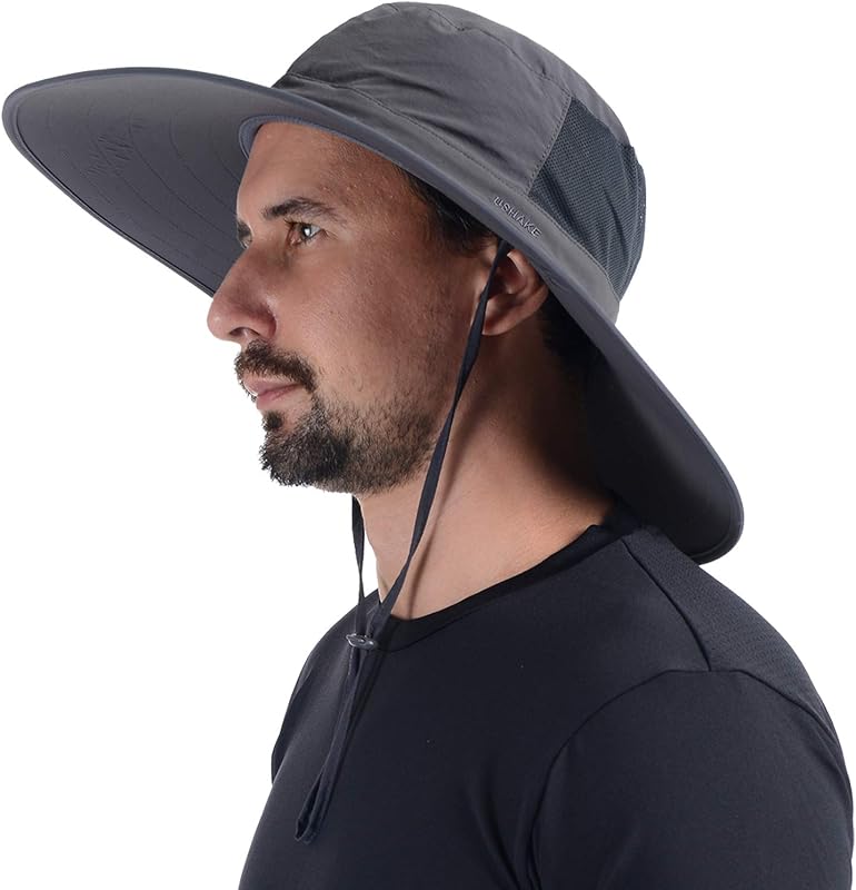 Sombrero plegable ala ancha UPF 50 para pesca