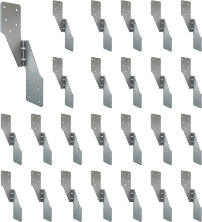 Correas huracán soportes amarre calibre 20 galvanizado para madera