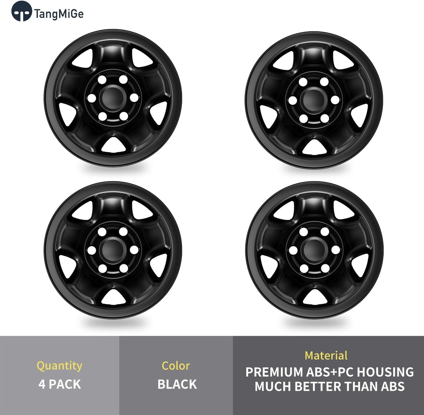 4 Fundas Rueda Comp Toyota Tacoma 16" Negro
