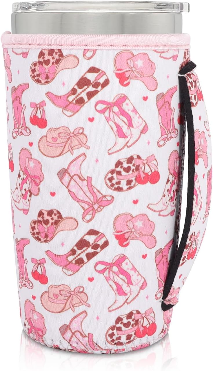 Funda neopreno taza 20-32oz con mango reutilizable