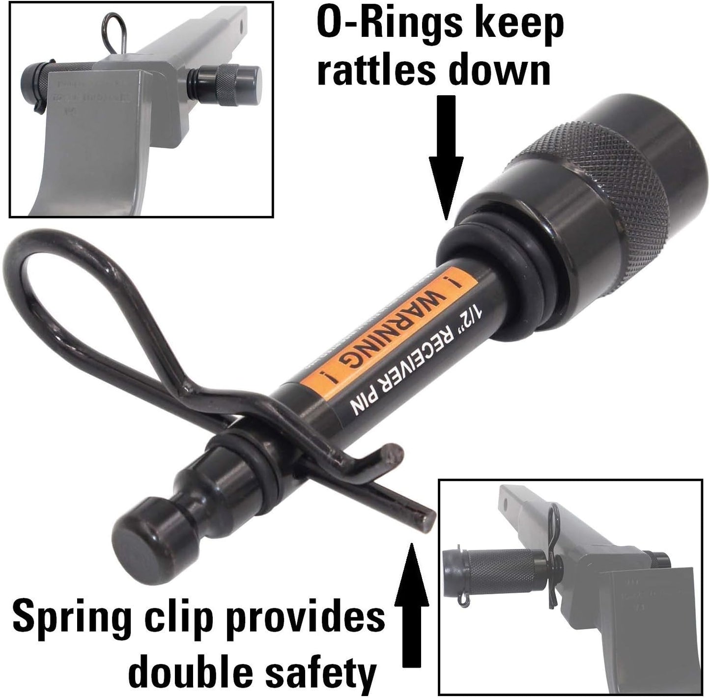 Cerradura enganche remolque llave 1/2 pulg doble seguridad