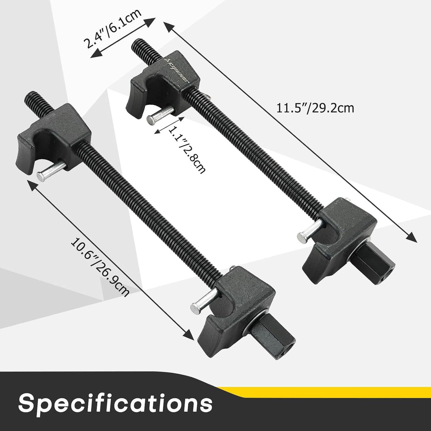 Compresor resorte Macpherson 1/2" cuadrado para auto