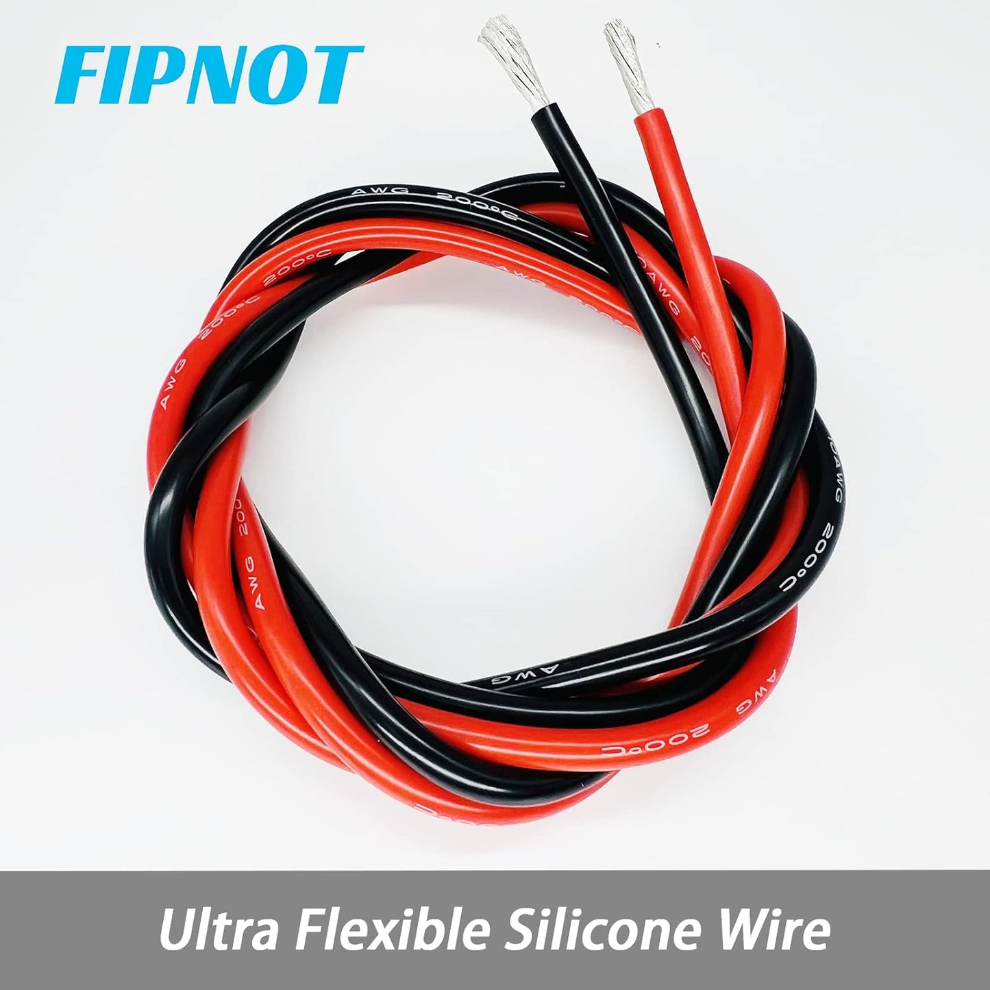 Alambre silicona 8awg 25pies flexible soldadura automotriz
