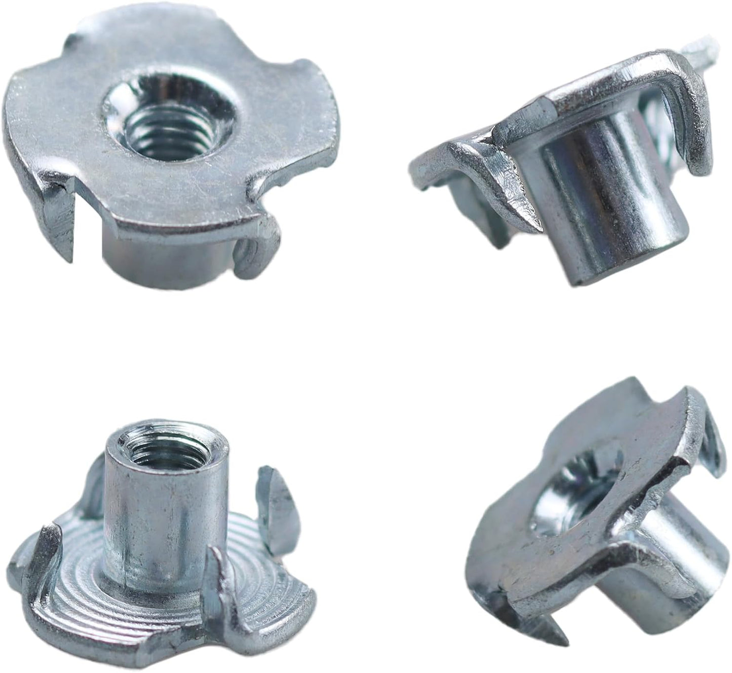60 Tuercas Ciegas T M6 Acero Carbono Galvanizado Muebles