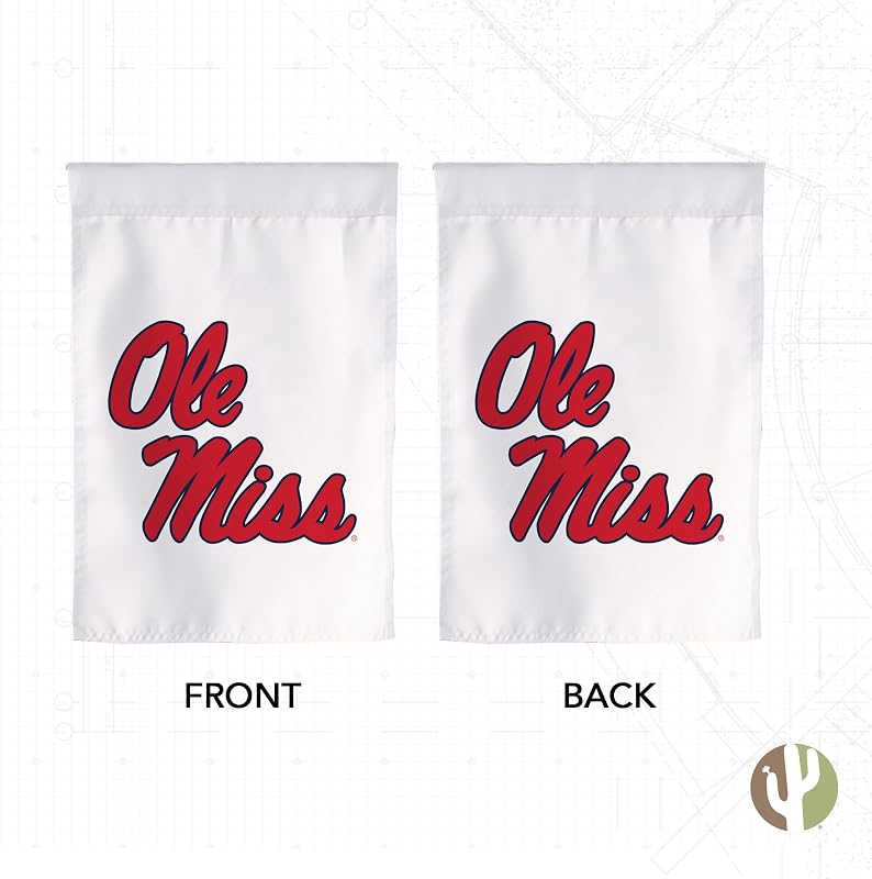 Bandera jardín Ole Miss Rebels 19x12pulg
