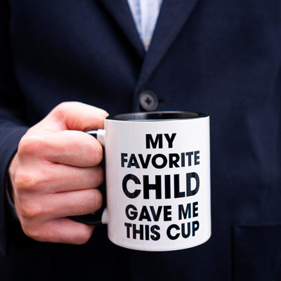 Taza regalo día del padre padrastro hijo favorito