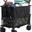 Carro plegable 2 pisos ruedas grandes para comestibles