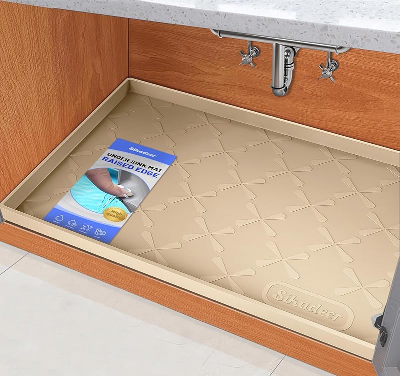 Tapete silicona impermeable 40x19pulg para fregadero y