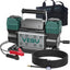 Compresor aire 12V dual 125PSI manómetro vehículos todo