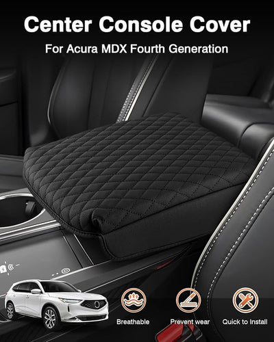Funda consola central Acura MDX cuero sintético