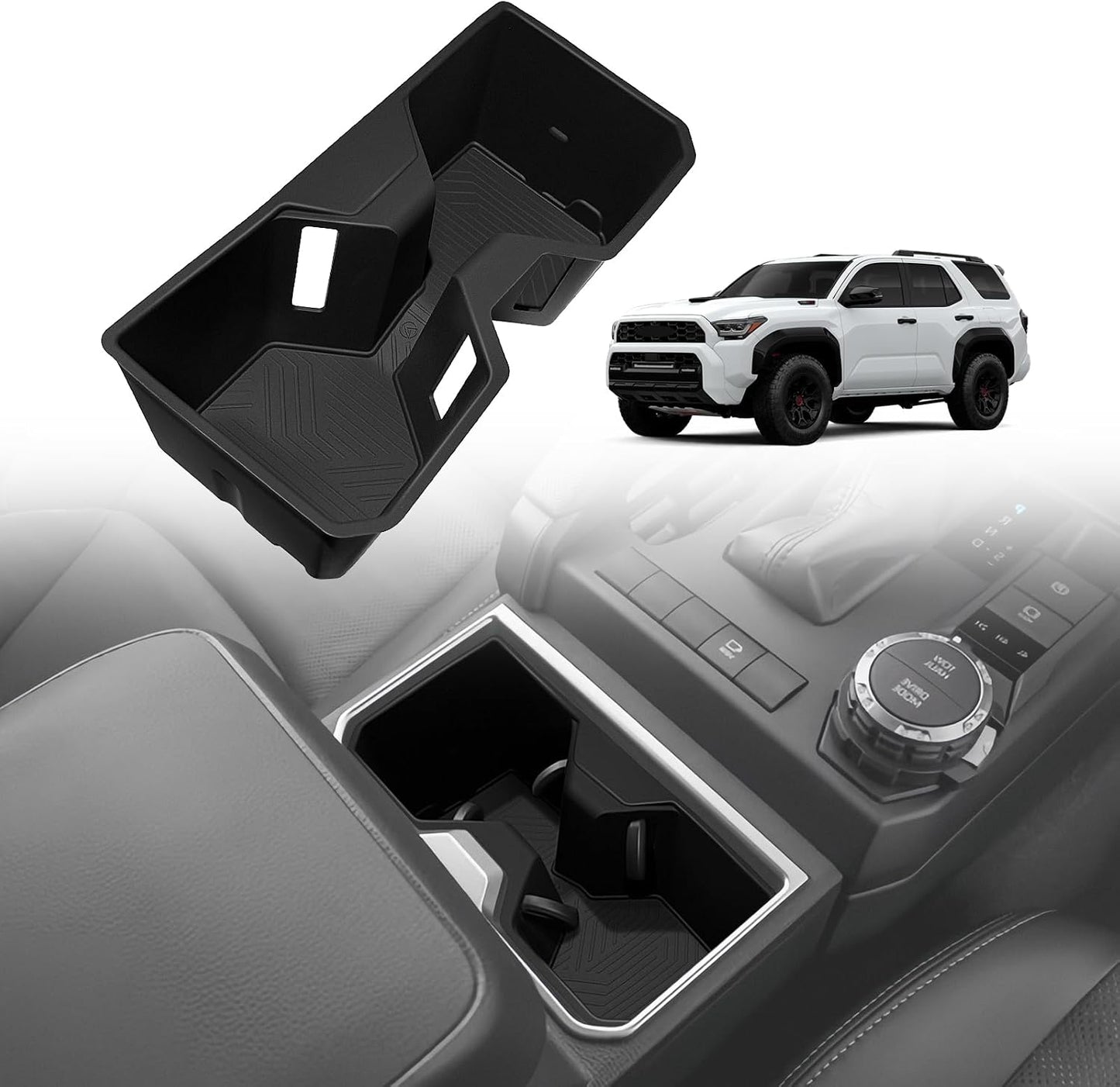 Soporte taza consola Toyota 4Runner 25-26 antiderrap