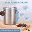 Recipiente café acero inox 56oz hermético con tapa sellada