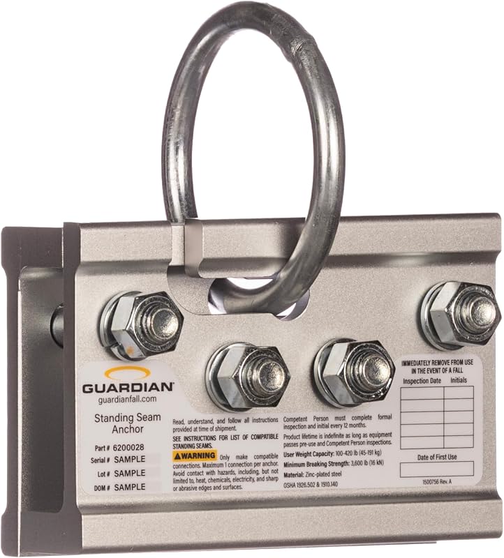 Abrazadera techo con costura pie 10600