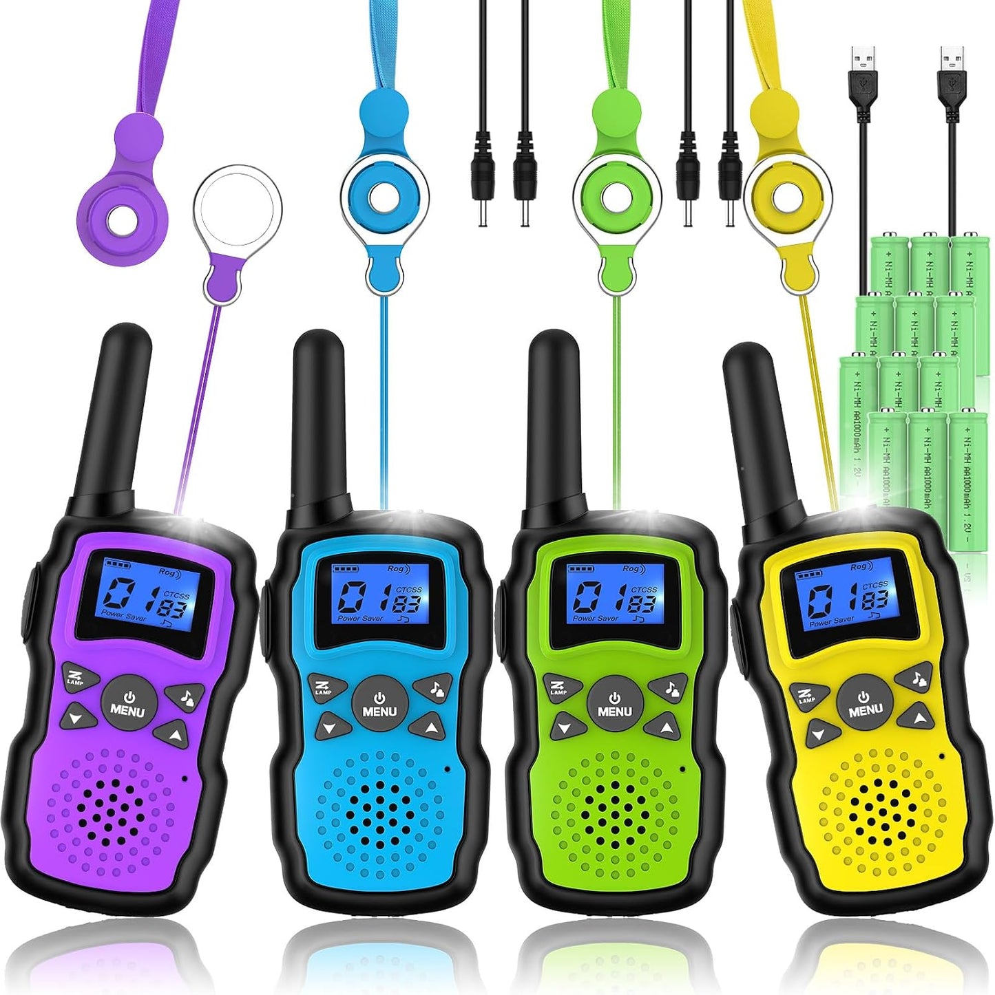 Walkie Talkies recargables para niños