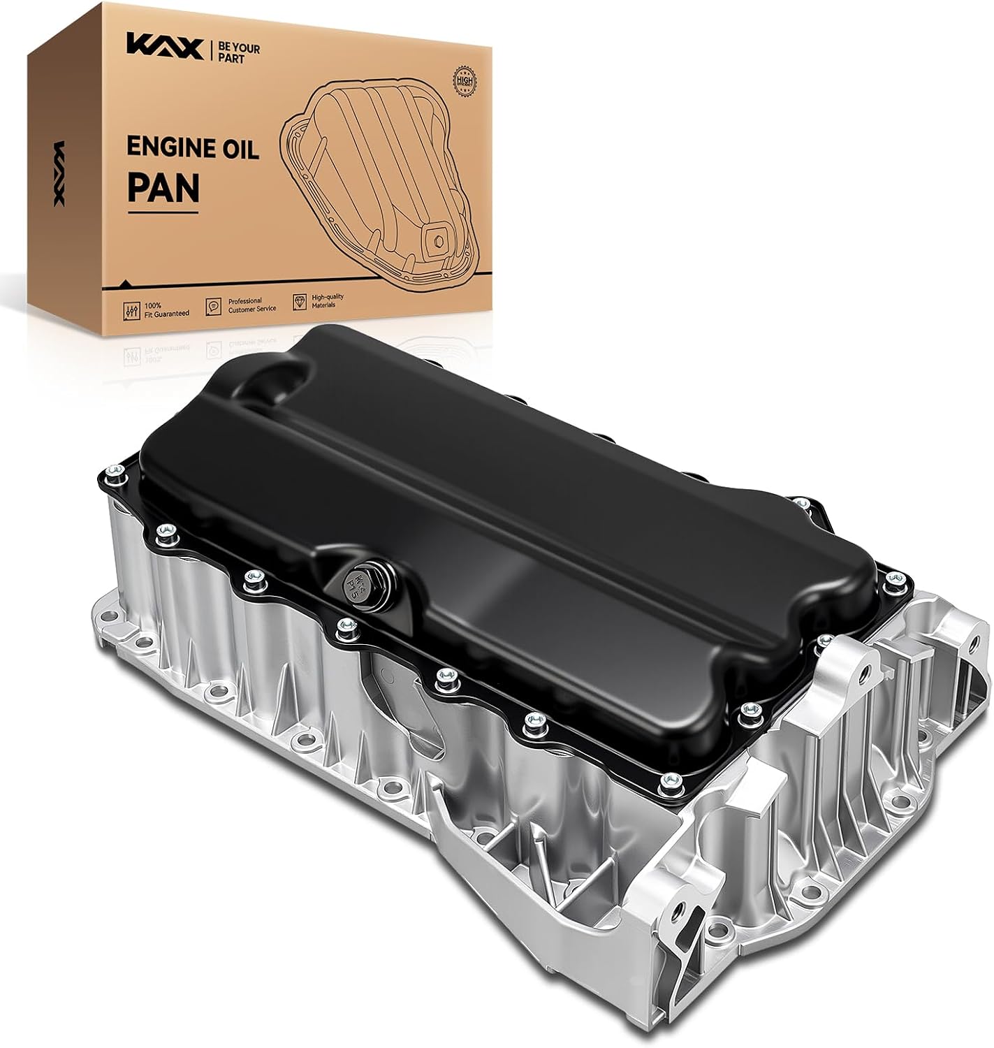 Cárter aceite motor VW Jetta 11-15 con tapón drenaje