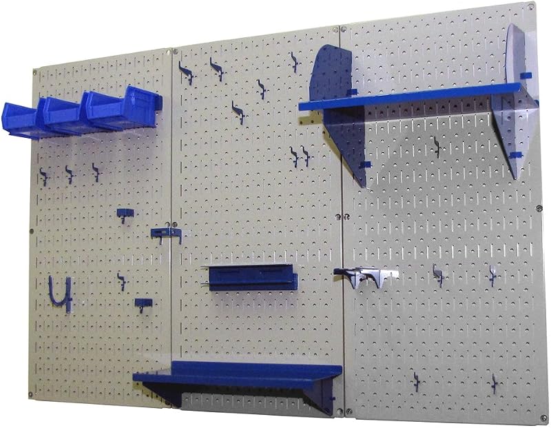 Organiz. herramientas pared panel perforado metal 30-WRK-400
