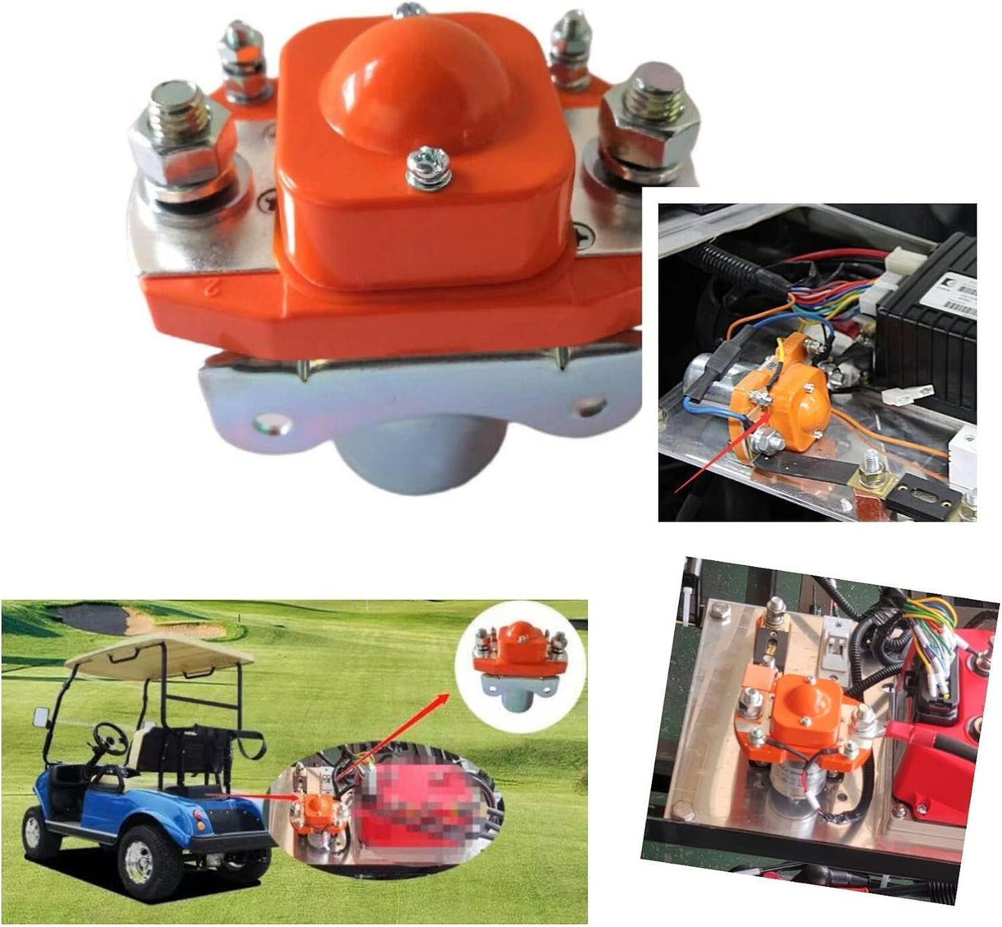 Contactor 48V 200A para Carrito Golf D2 Classic 2/4