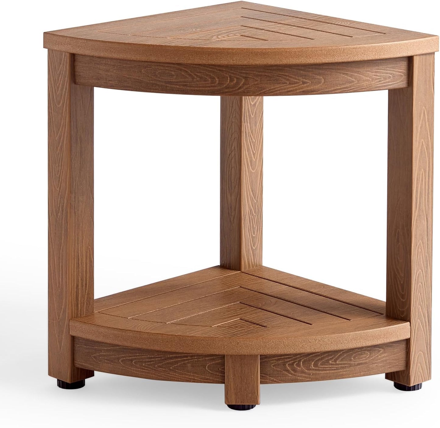 Taburete ducha de esquina impermeable con pies