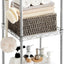 Estante baño 3 niveles PP plateado translúcido ULGR103E01