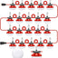 Tira luces LED construcción 200 ft 20000lúmenes 20 enchufes