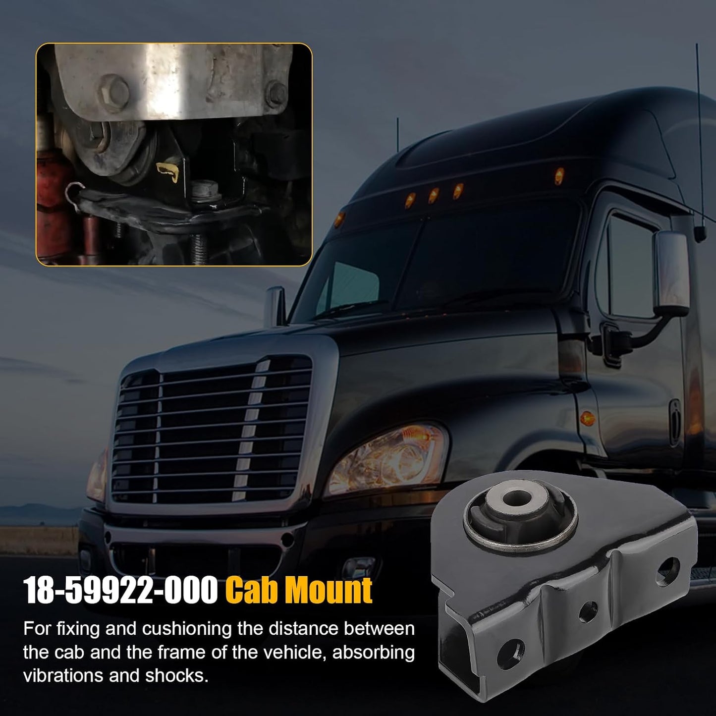 Soporte cabina Freightliner Cascadia PX-125