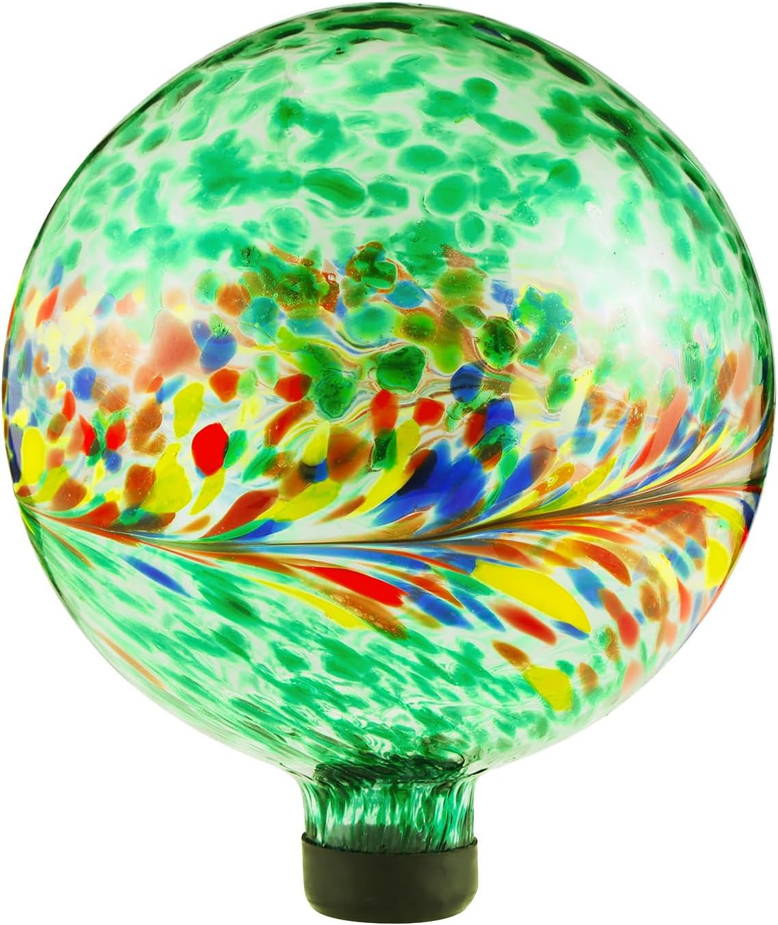 Bola vidrio 10pulg decoración patio jardín diseño fénix