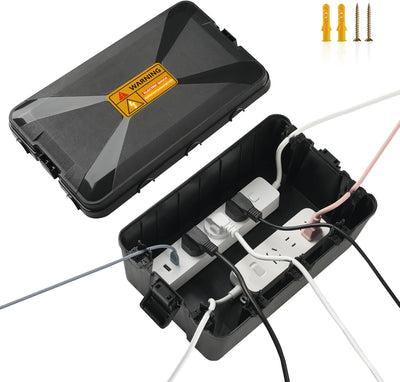 Caja eléctrica exterior con cubierta impermeable 7 sellos de cable