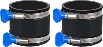 Manguito flexible control polvo 2-1/2pulg abrazaderas ajustables