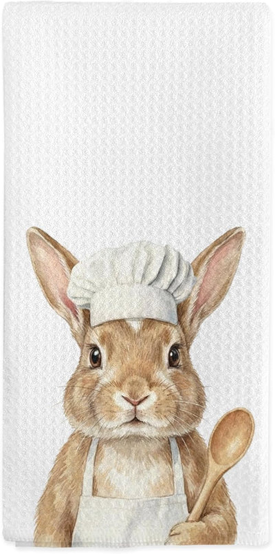 Toallas de cocina con regalos de conejo para amantes de conejos