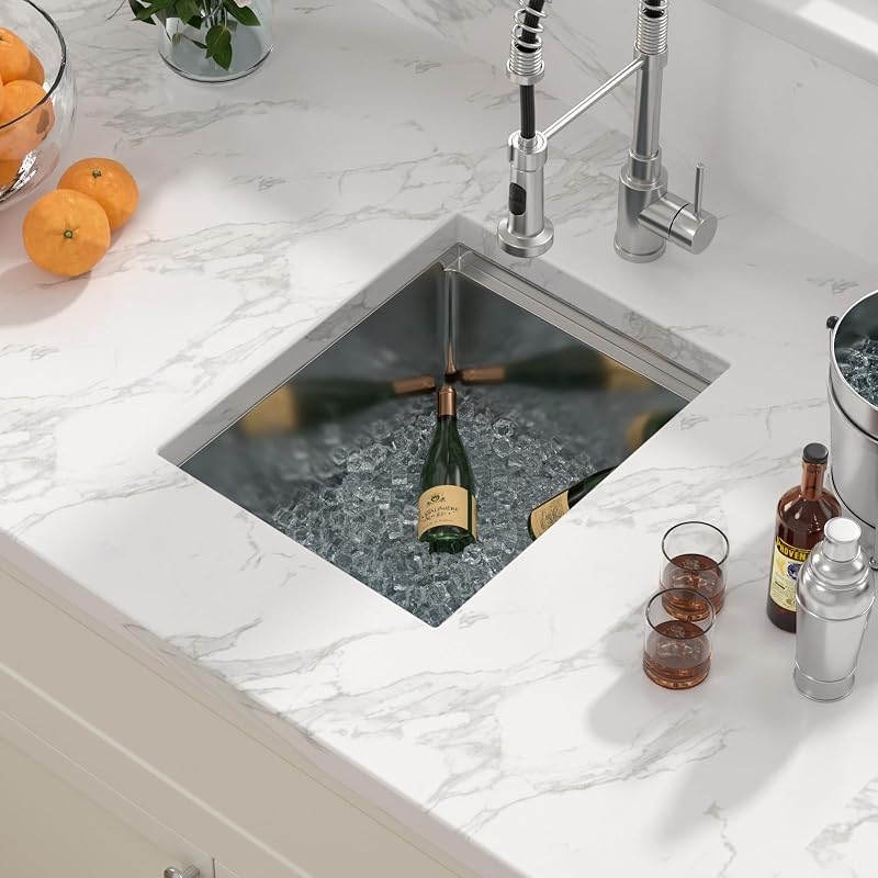 Fregadero acero inox 14 barras 14x19"