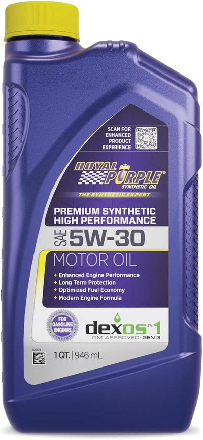 Aceite motor sintético 5W-30 1qt caja 6