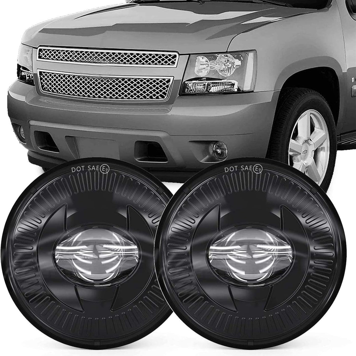 Luces antiniebla LED comp Suburban Tahoe 07-14 Negro