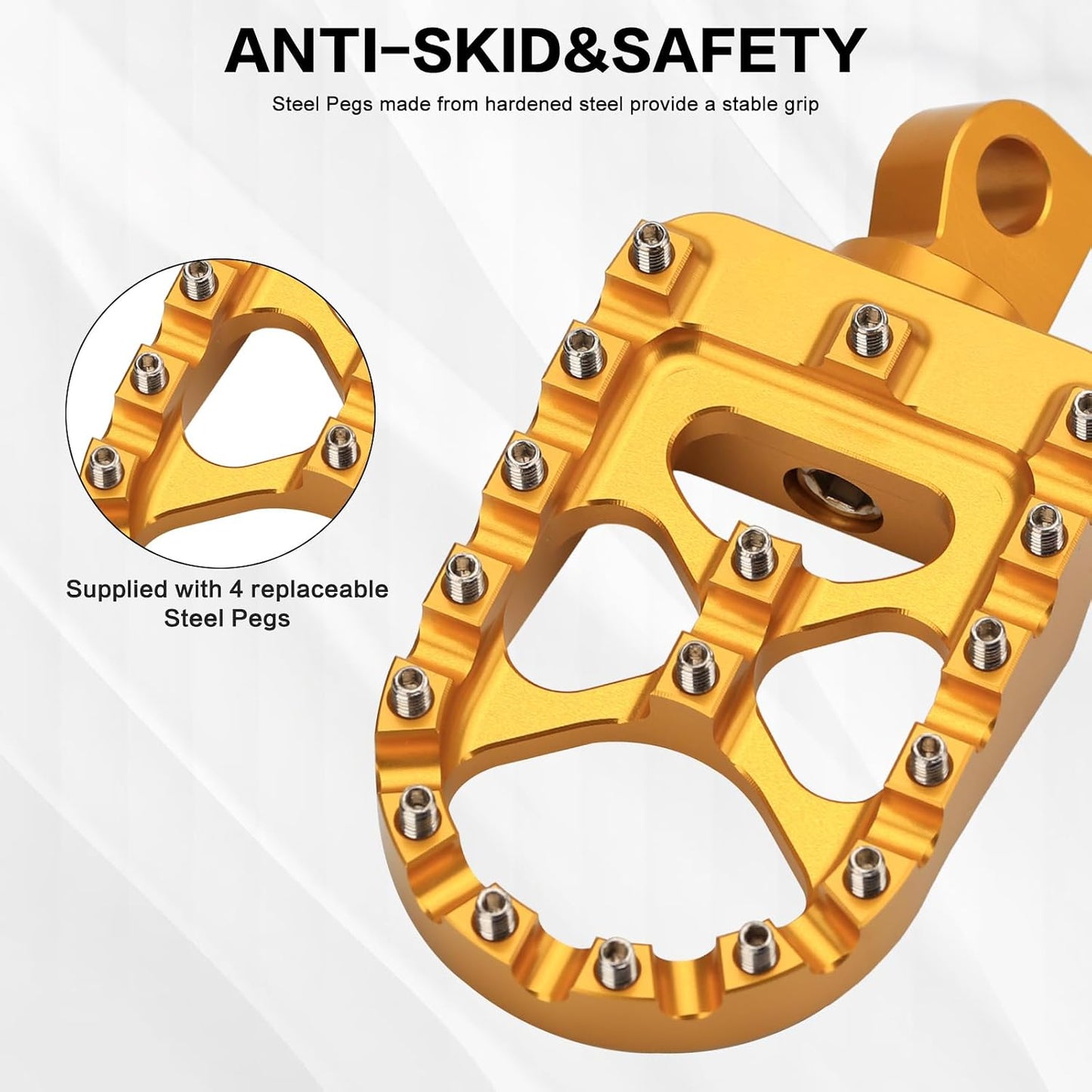 Estriberas anchas CNC estilo chopper Harley