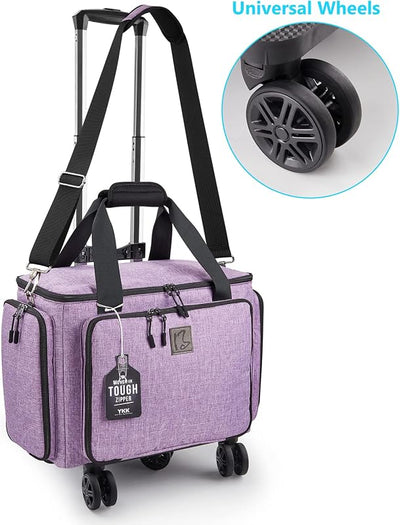 Bolsa transporte máquina coser ruedas universales YKK