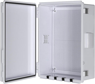 Caja conexiones eléctricas IP65 gris 13.8x9.7