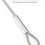 Pesas arrastre 1-4 libras alambre acero inox 551lb