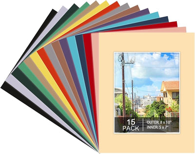 Kit 15 Marcos Fotos 8x10pulg 5x7pulg Colores Mixtos