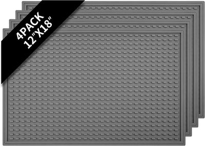 Tapetes bar 18x12pulg 4pzas multifuncionales para barman y café