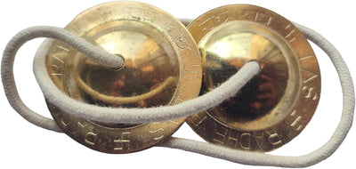 Platillos de metal Manjeera para Puja Bhavi-1